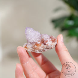 Elestial Quartz Hematitewith