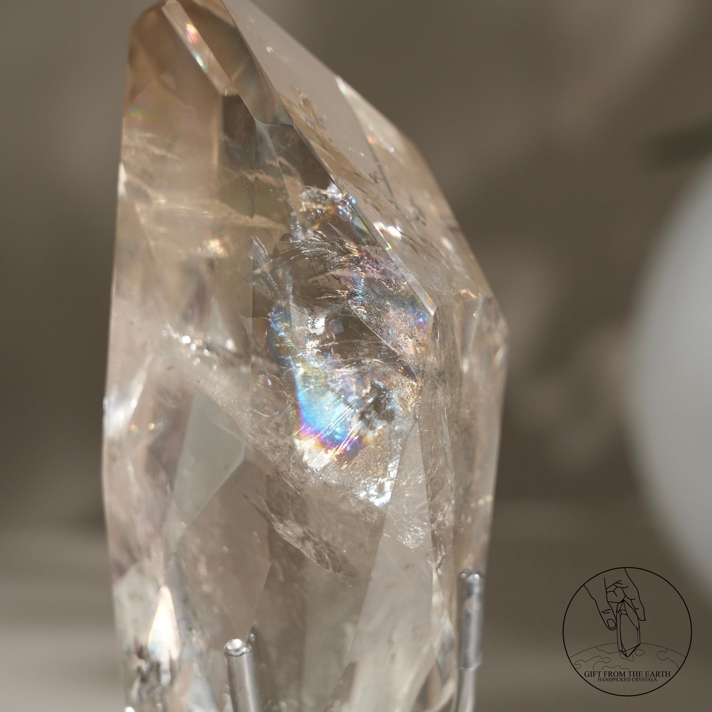 彩虹黃水晶隨形