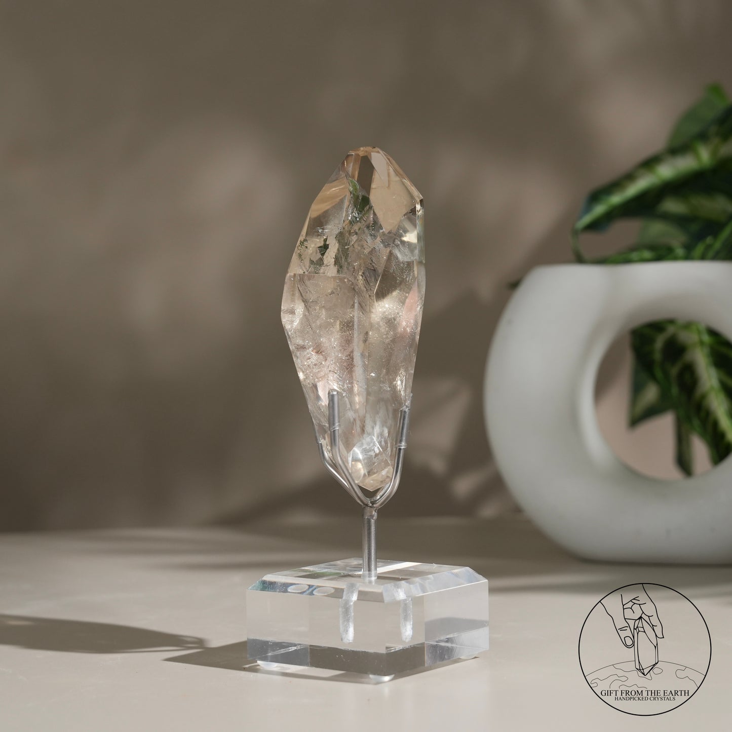 彩虹黃水晶隨形