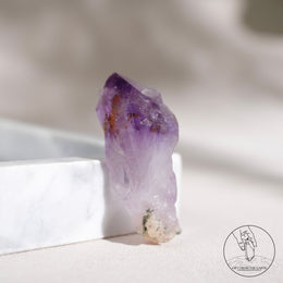 紫鈦水晶原石