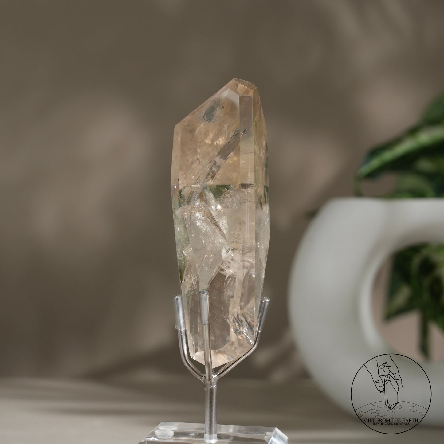 彩虹黃水晶隨形