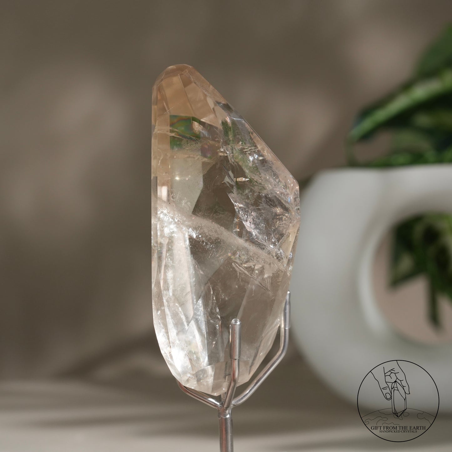 彩虹黃水晶隨形