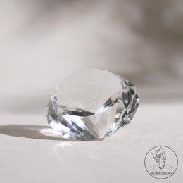 鑽石切割白水晶