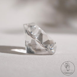 鑽石切割白水晶