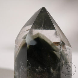 綠幽靈水晶柱