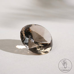 鑽石切割茶晶
