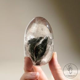 千層綠幽靈水晶蛋