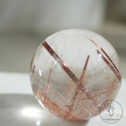 紅鈦晶球