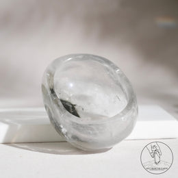 綠幽靈白水晶碗
