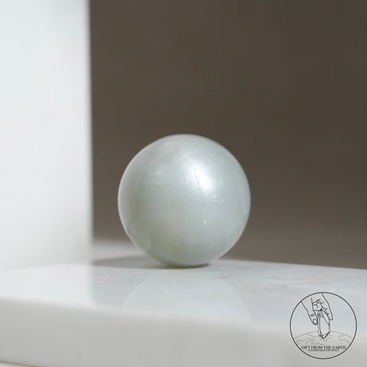 Tanzanian green moonstone sphere