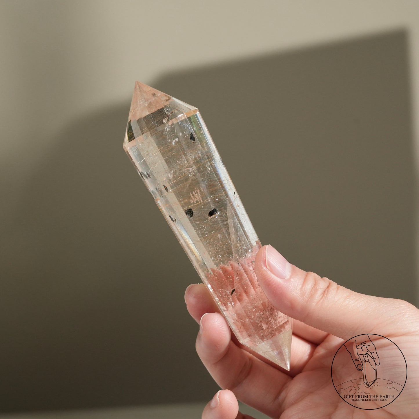 沃格爾金髮晶黑雲母共生 (24面)