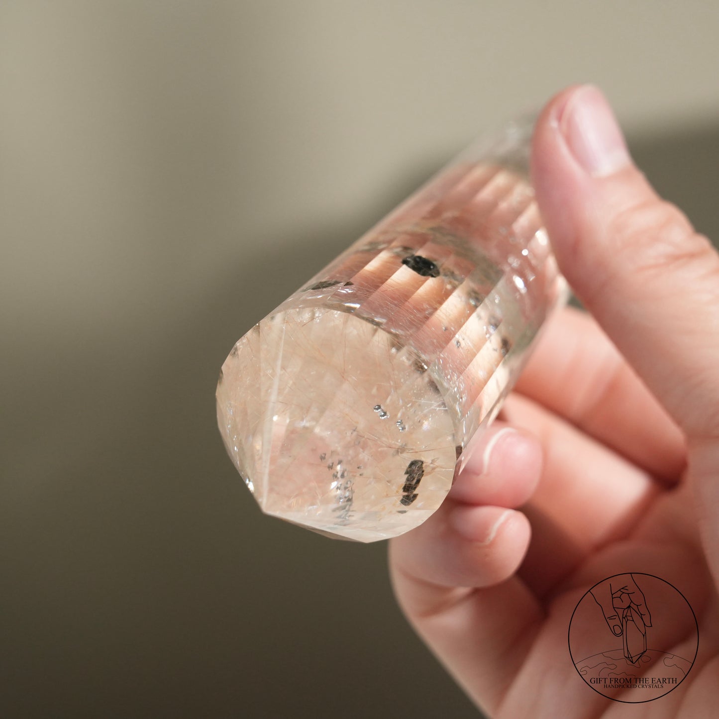 沃格爾金髮晶黑雲母共生 (24面)