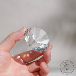 鑽石切割白水晶