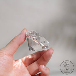 鑽石切割白水晶
