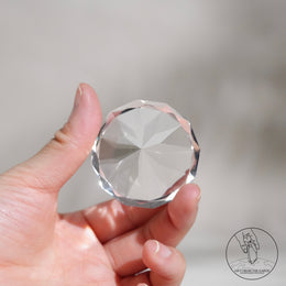 鑽石切割白水晶