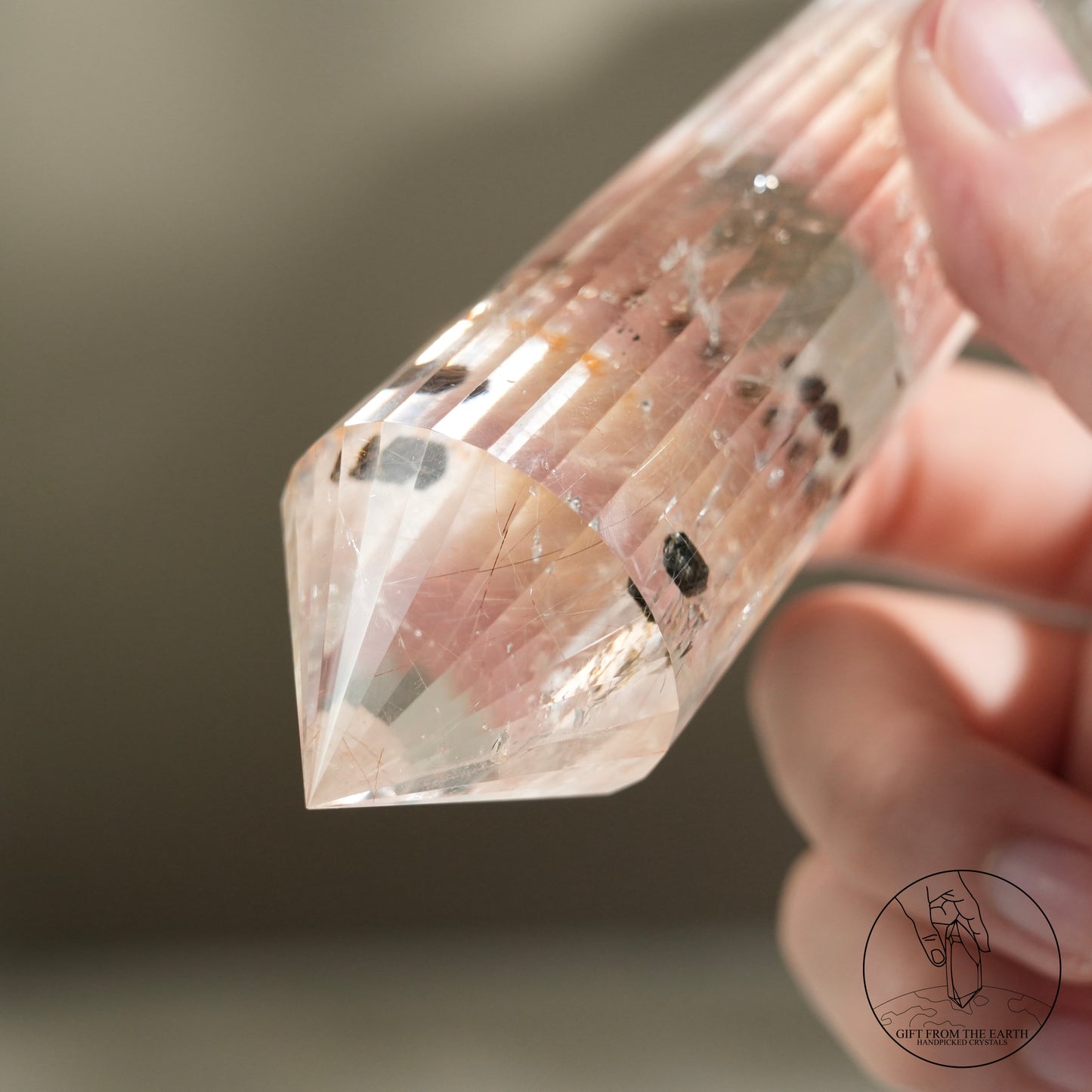 沃格爾金髮晶黑雲母共生 (24面)