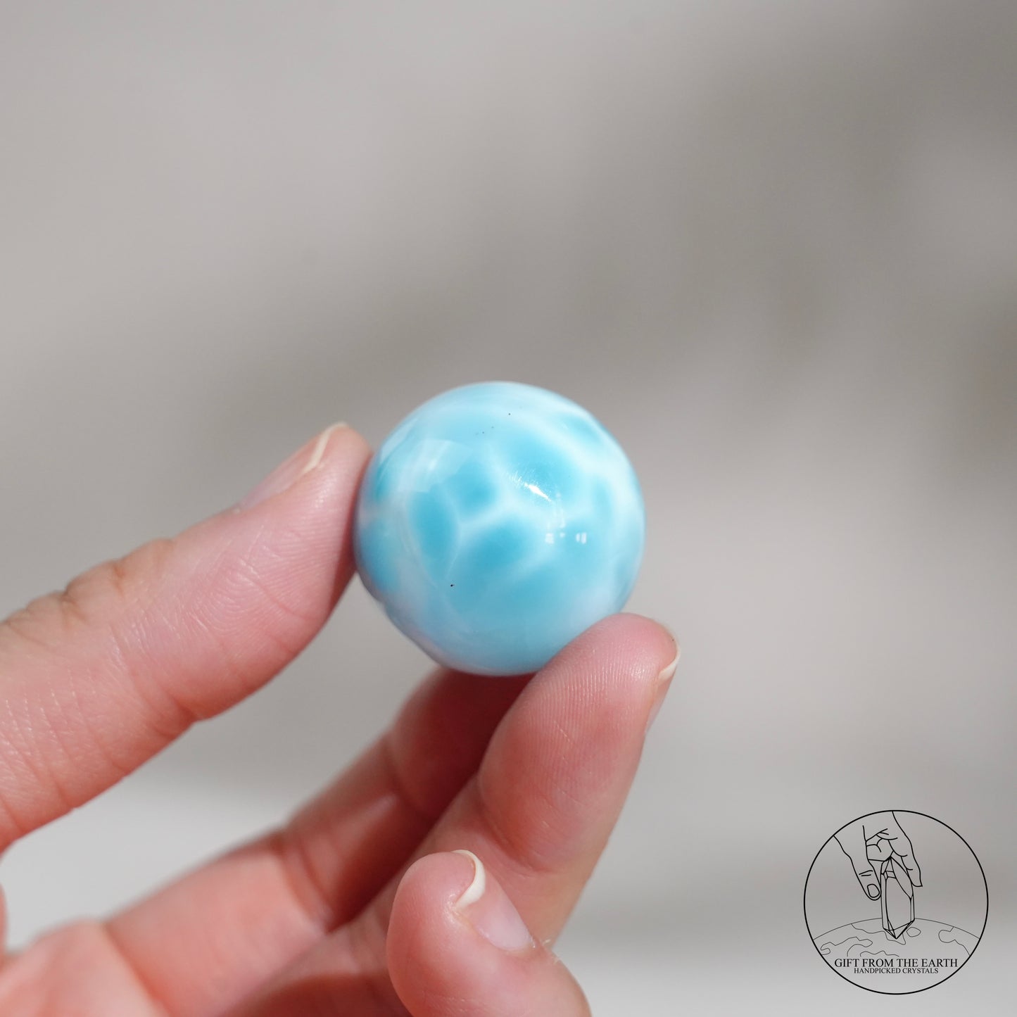 Larimar sphere