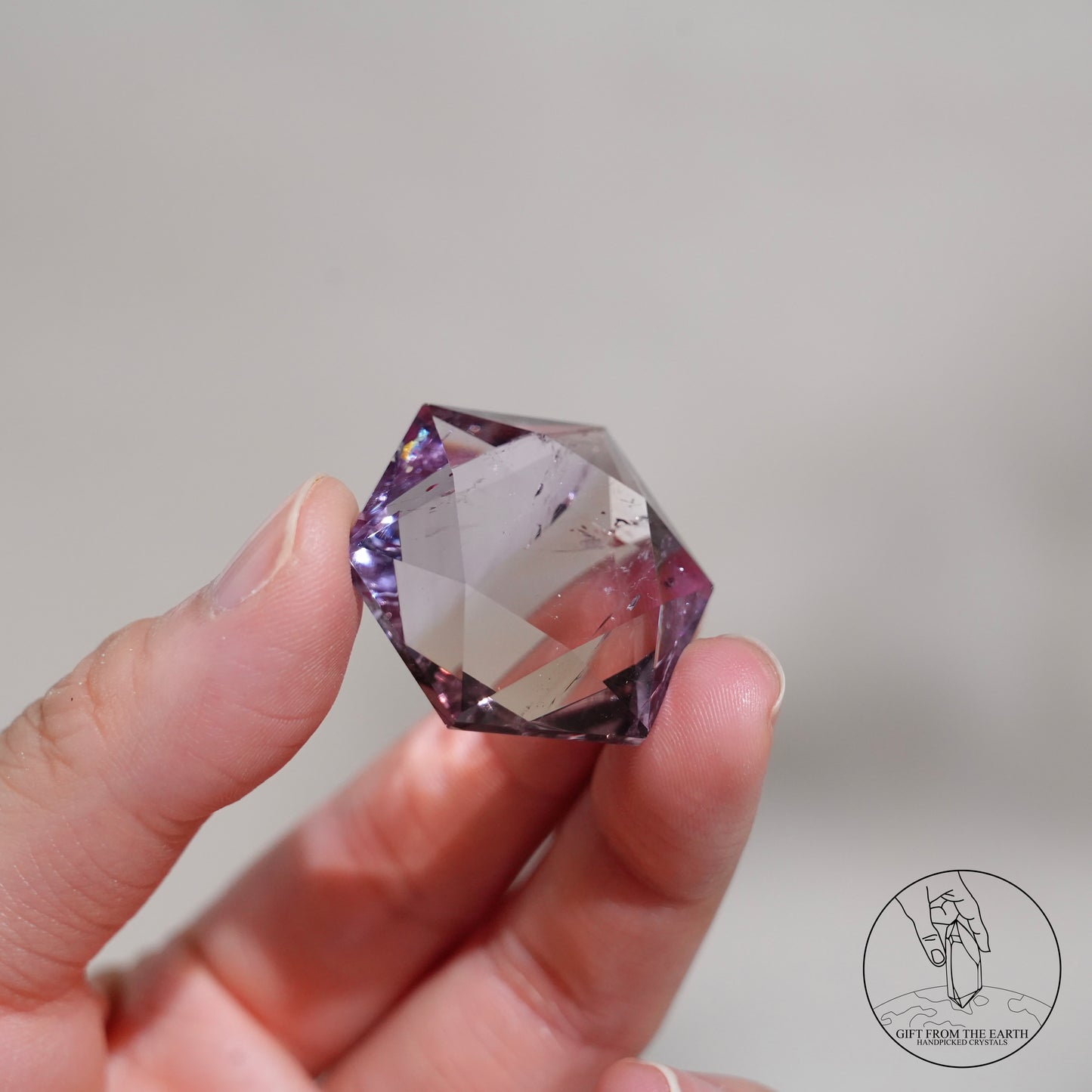 紫黃水晶大衛星