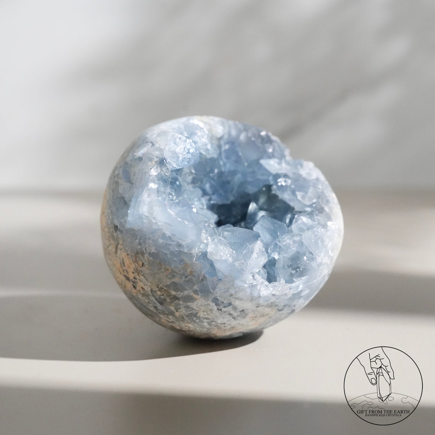 Celestite sphere