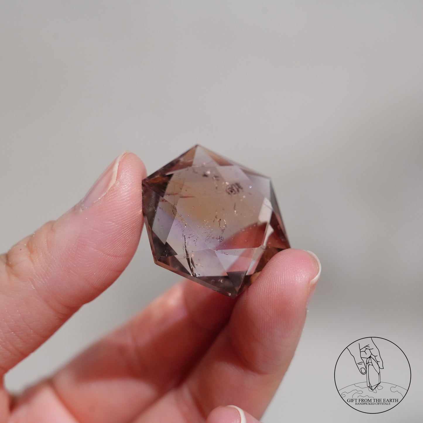 Ametrine sphere