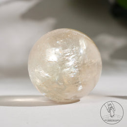 彩虹黃方解石球