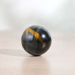 藍黃虎眼石球 - Photo 5 - GFE-20260817-039