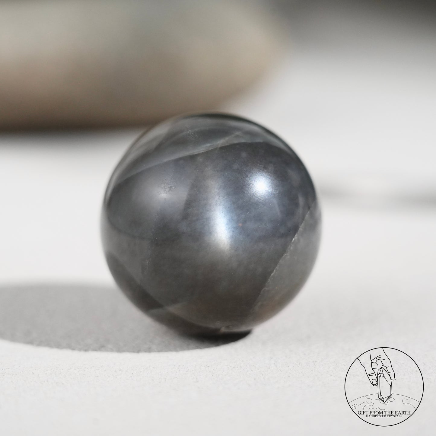 Black sunstone sphere
