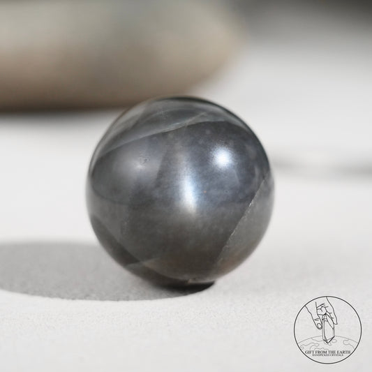 Black sunstone sphere