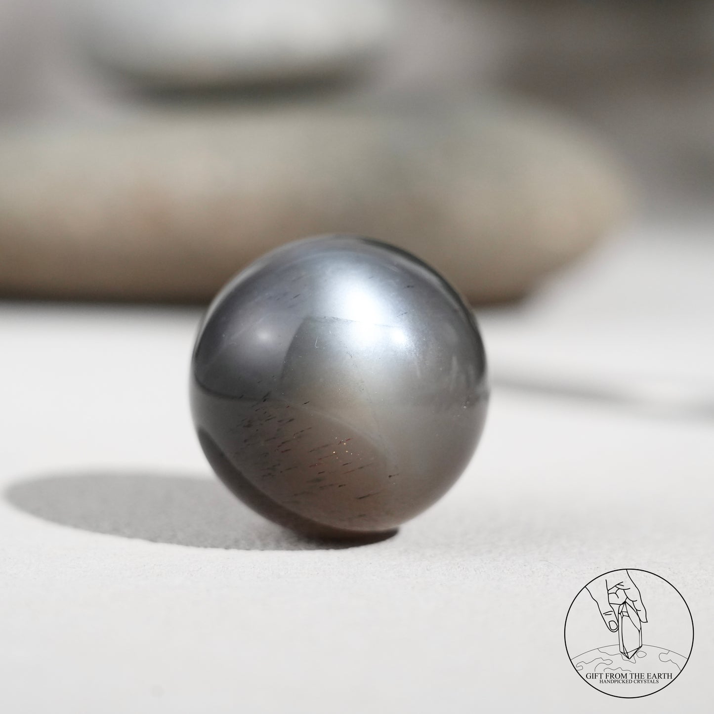 Black sunstone sphere