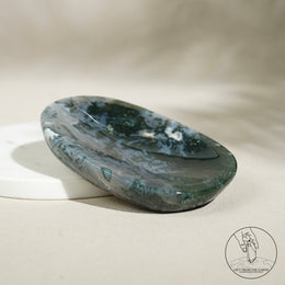 水草瑪瑙碟