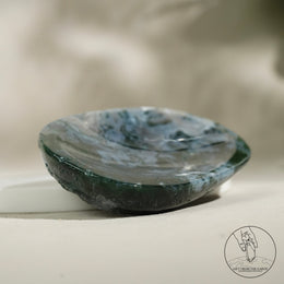 水草瑪瑙碟