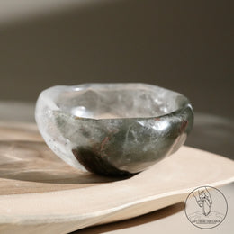 綠幽靈水晶碗