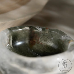 綠幽靈水晶碗