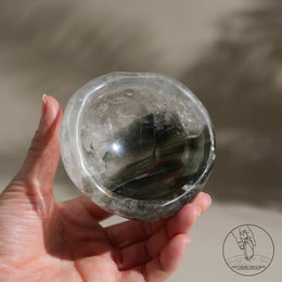 綠幽靈水晶碗