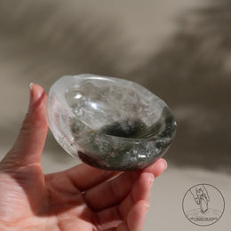 綠幽靈水晶碗