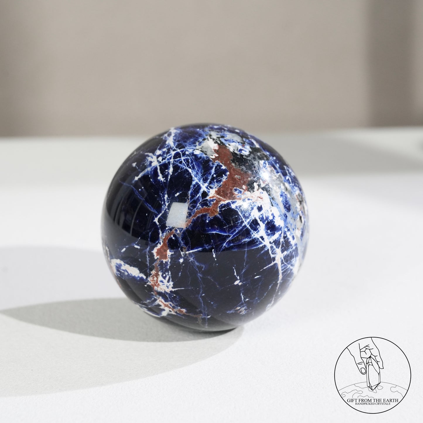 藍紋石球長石共生