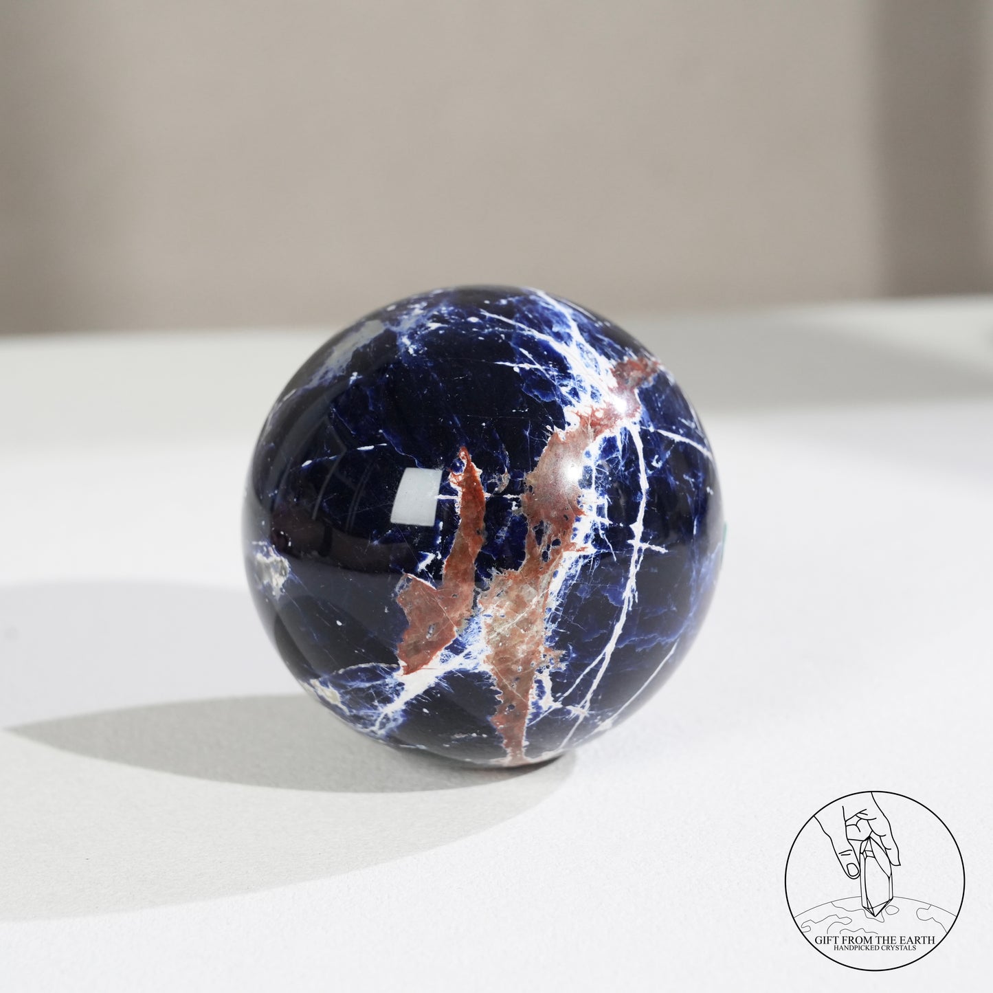 藍紋石球長石共生