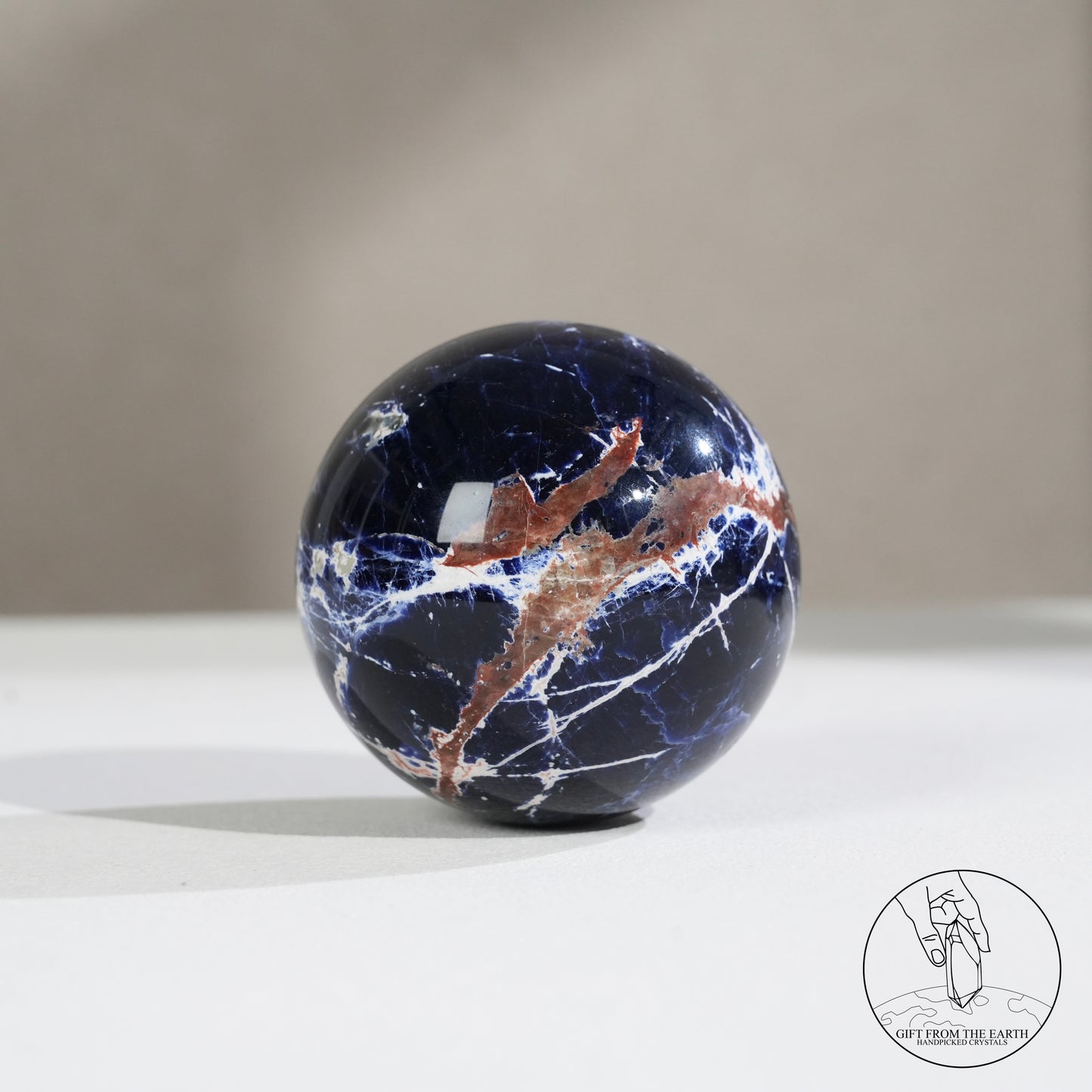 藍紋石球長石共生