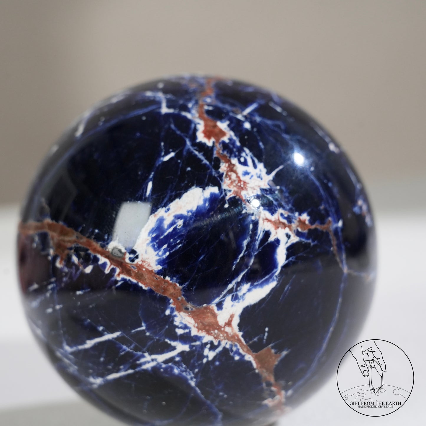 藍紋石球長石共生