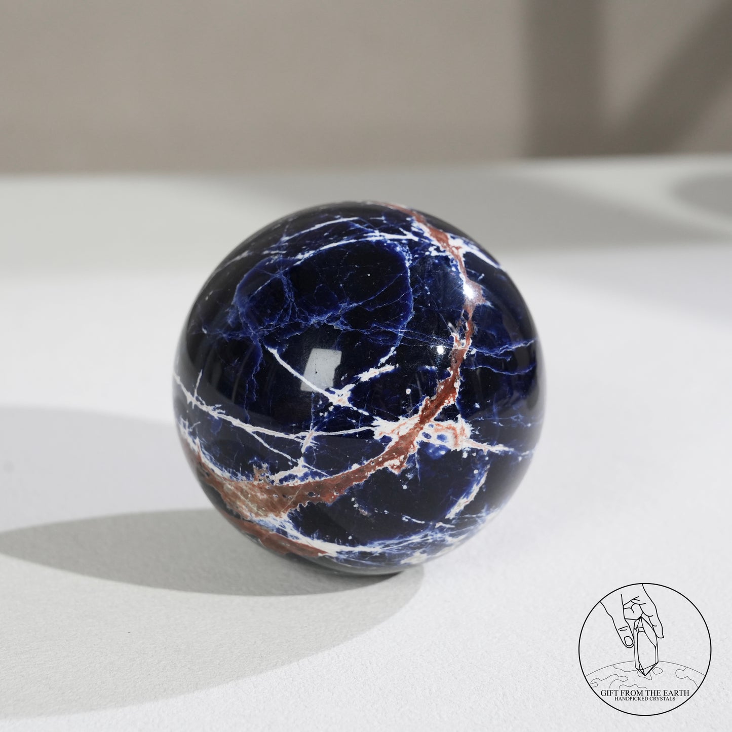 藍紋石球長石共生