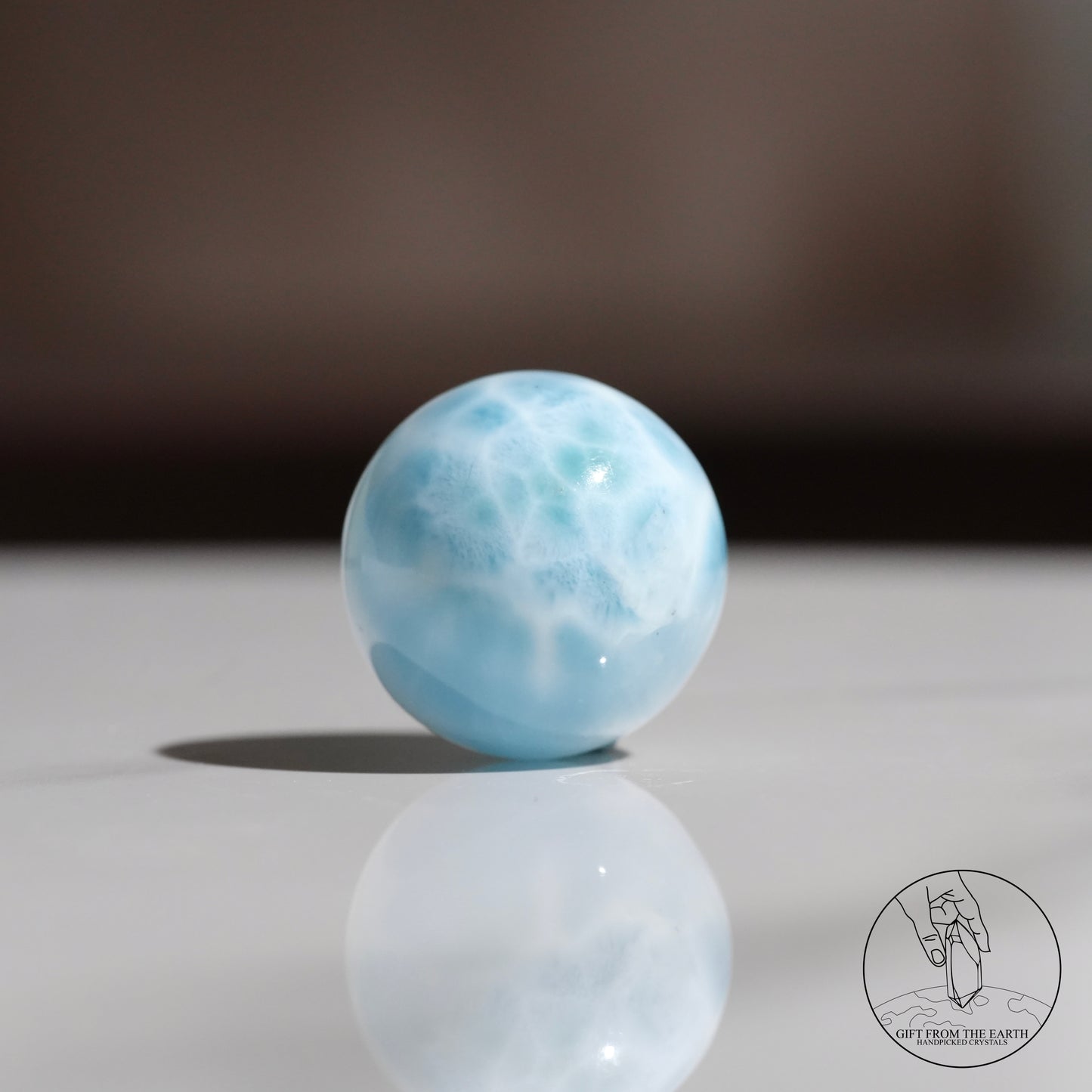 Larimar sphere