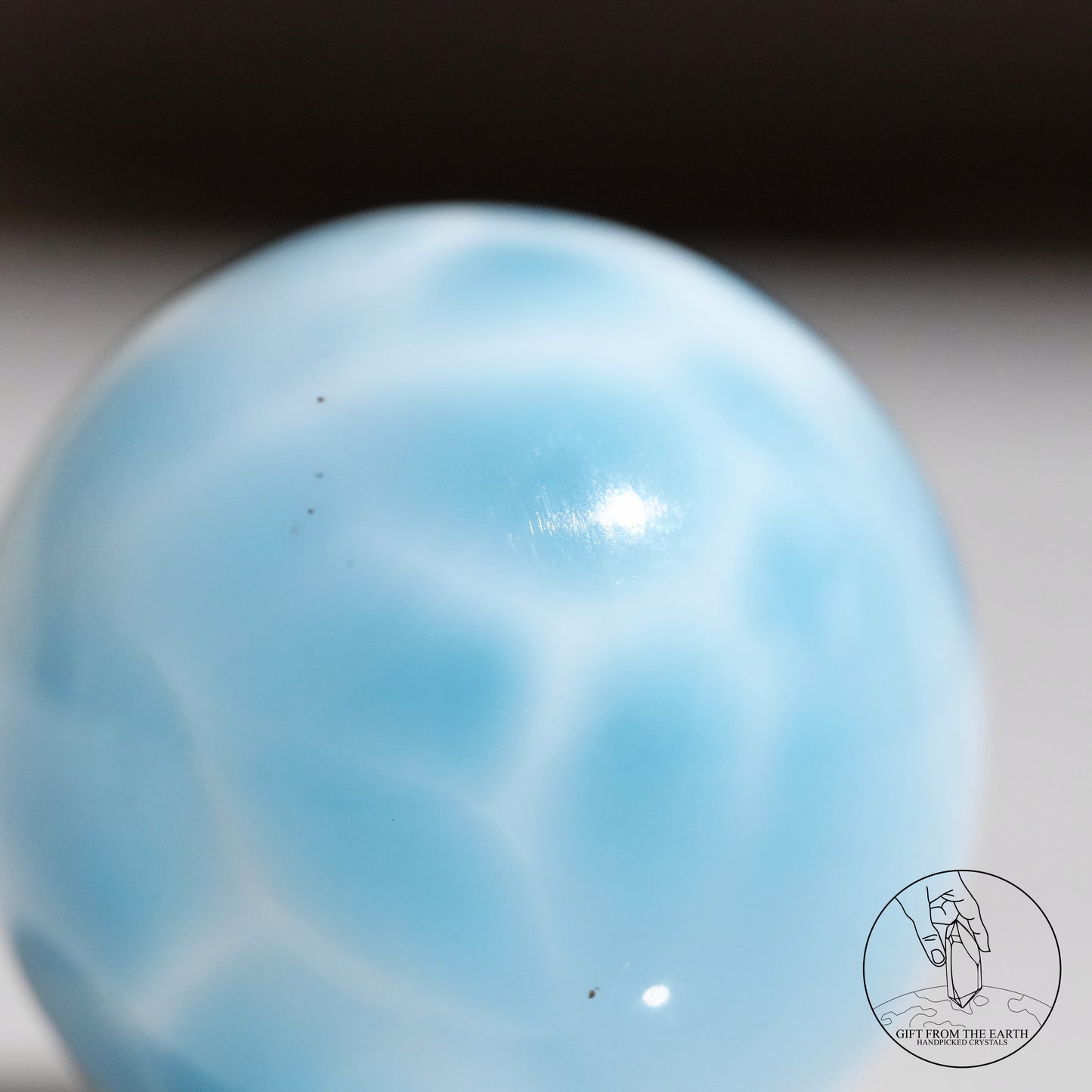 Larimar sphere