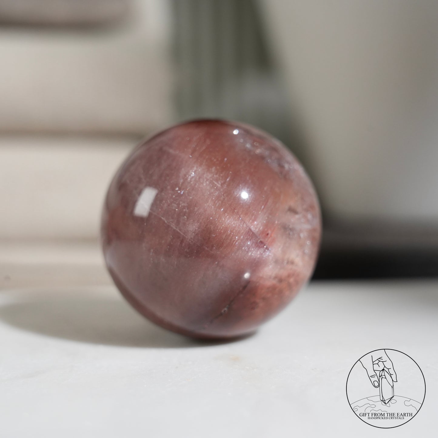 粉紅兔毛水晶球粉幽靈共生