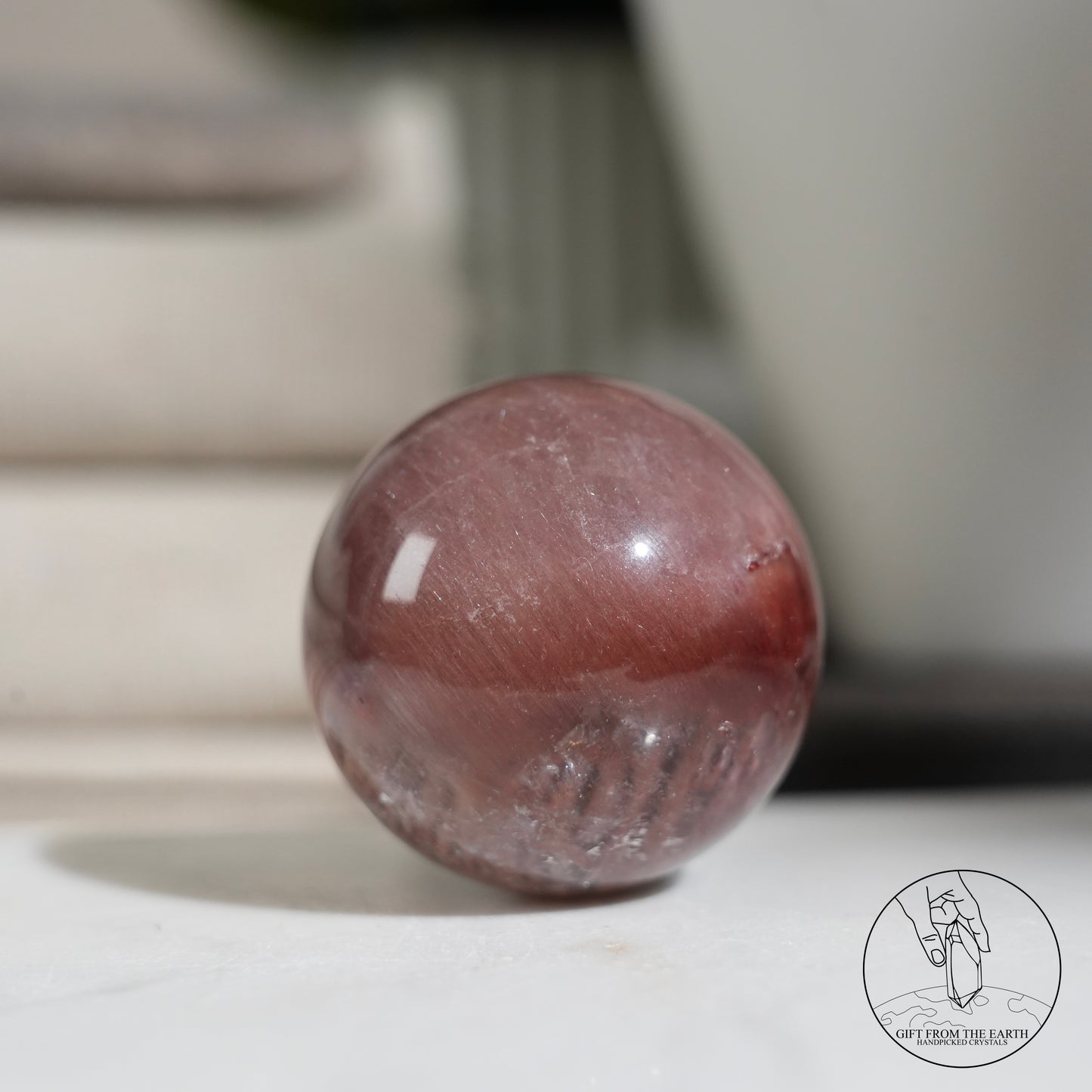 粉紅兔毛水晶球粉幽靈共生