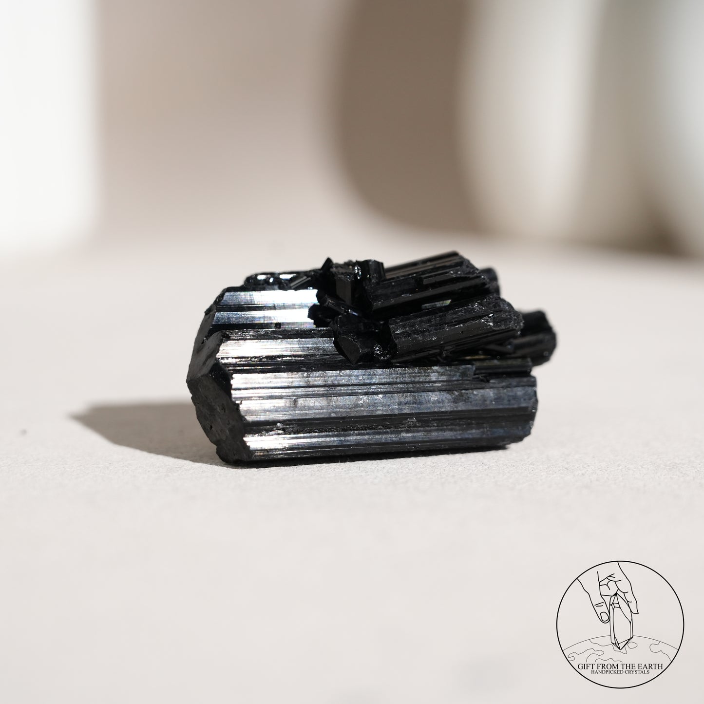 莫桑比克亮面黑碧璽原石