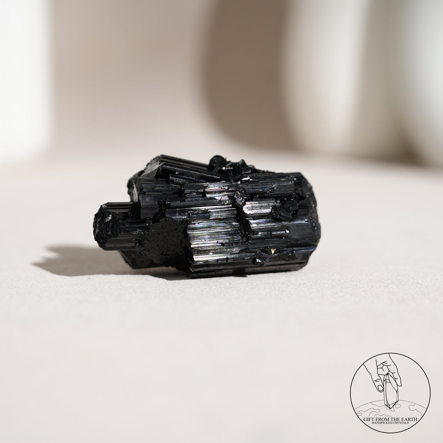 莫桑比克亮面黑碧璽原石