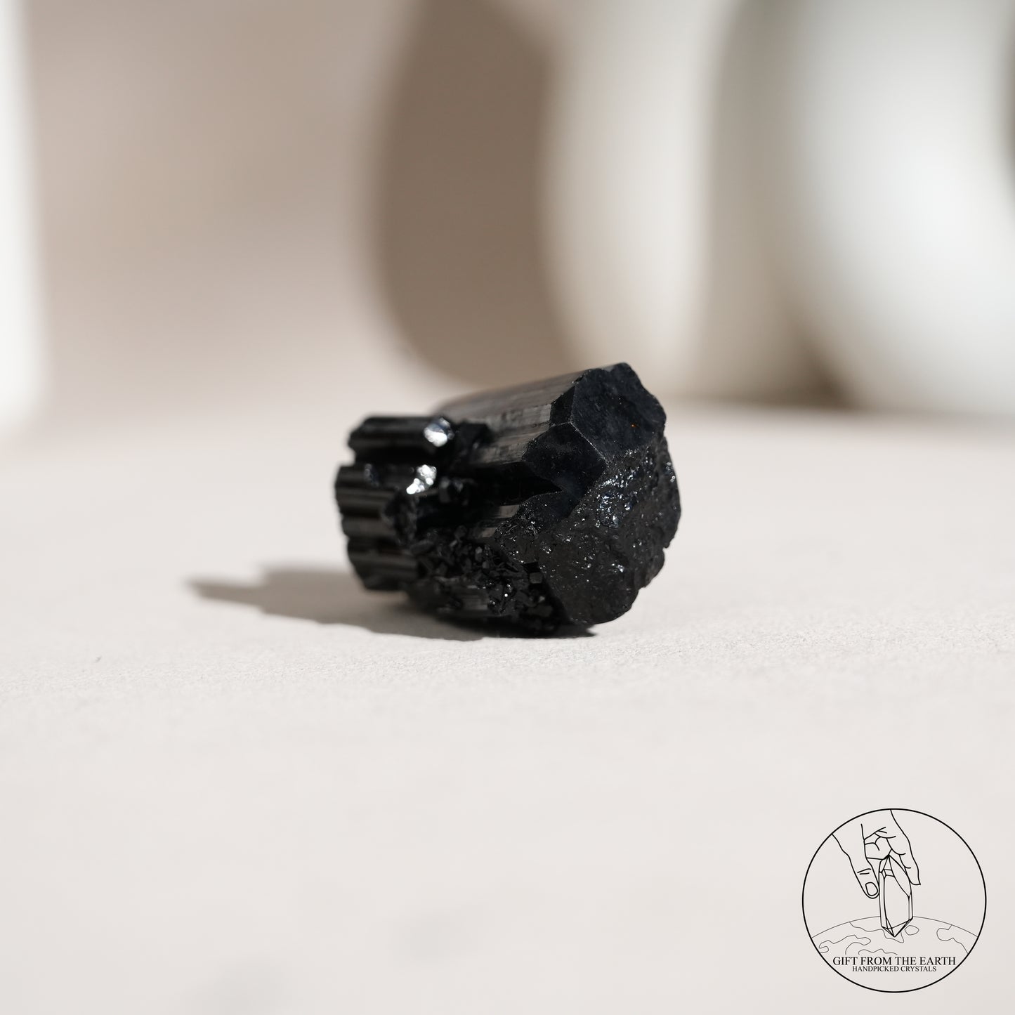 莫桑比克亮面黑碧璽原石