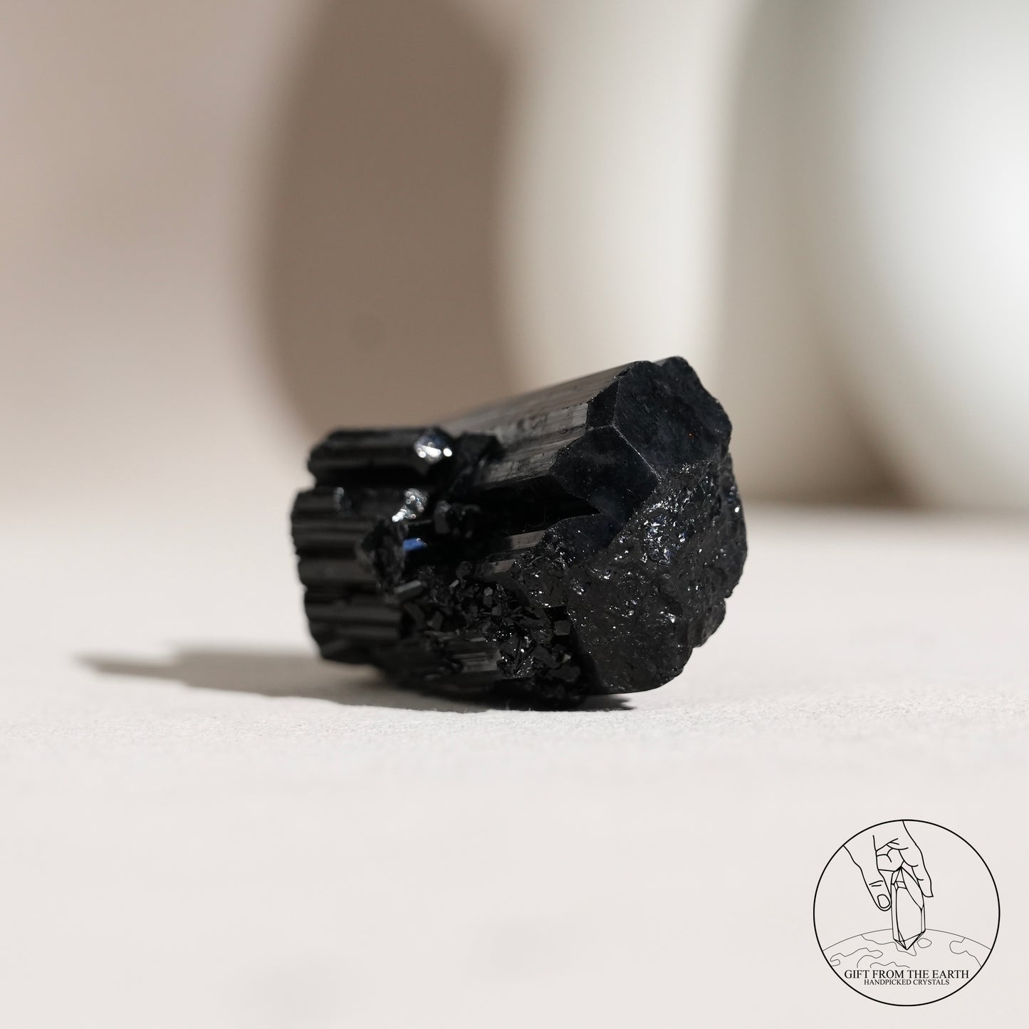 莫桑比克亮面黑碧璽原石