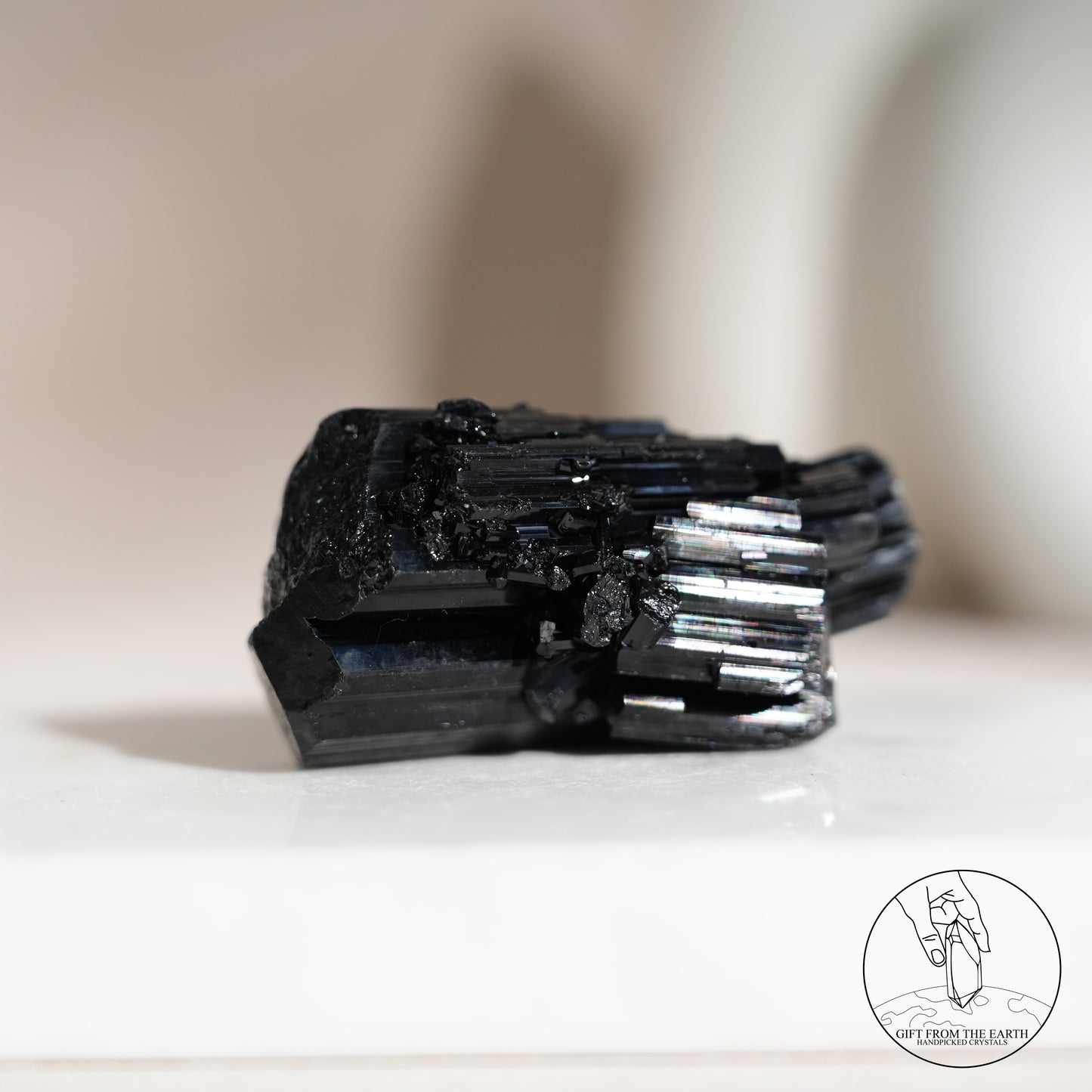 莫桑比克亮面黑碧璽原石