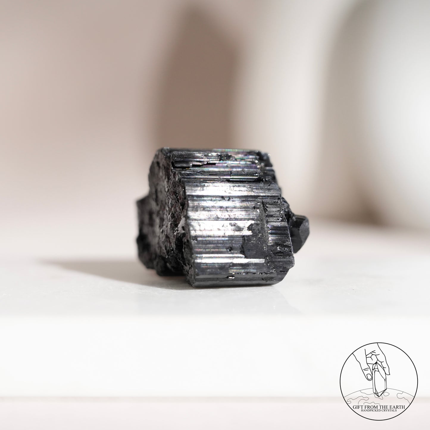 莫桑比克亮面黑碧璽原石